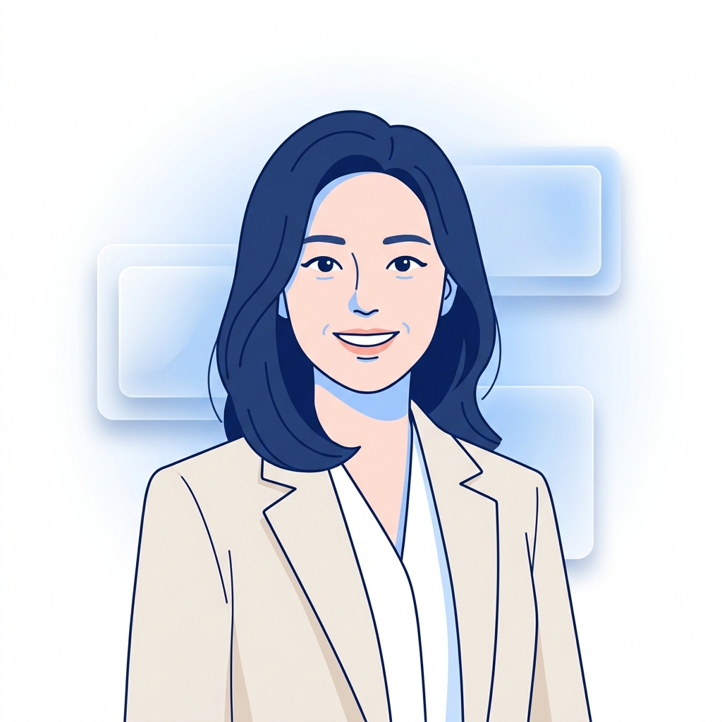 운영 중인 피부과 실장 일러스트